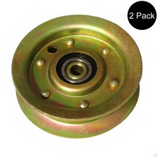 Qty 2: Flat Idler Pulley Fits Husqvarna Replaces 532 13 14-94