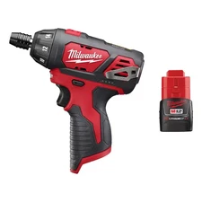 Milwaukee M12 2401-20 1/4 inch Cordless Hex Screwdriver + M12 CP2.0 Battery