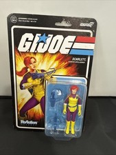 G.I. Joe Scarlett  DIC Purple  Super7 Reaction Figures Toy Action Figure Hasbro