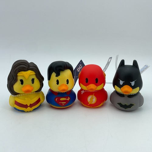 DC COMICS Rubber Duck Set Batman Superman Flash Wonder Woman ...