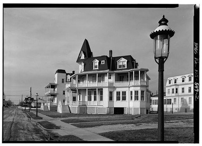 Photo:Cape May New Jersey William Weightman Jr House 1940s Rear View HABS