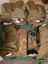 Outdoor Research AGS Firebrand Mittens & liners Coyote USGI SMALL,MED,LARGE READ