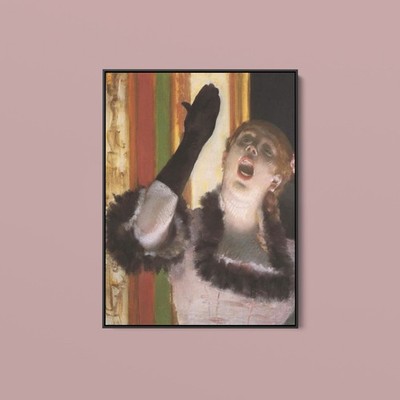 Edgar Degas - The Singer With the Glove - Art Print on Paper or Canvas