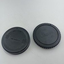C Canon AF Rear Lens Cap Protector - And Lens Cover Combo USED Japan