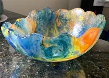 Burning Man 2017 Bowl from Peter Hazel’s Honorarium Piece, Bloom,  40’ Jellyfish