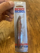 Rebel Minnow F20 1984 Holographic G Finish Rare Brown Trout Natural 4.5” NOS