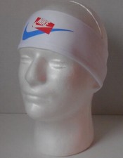 Nike Printed Fury Headband 2.0 Adult Unisex White/Chile Red/LT Photo Blue
