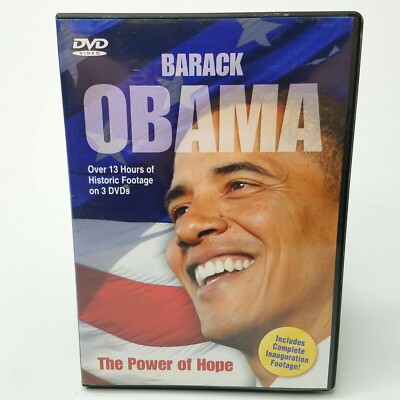 Barack Obama The Power of Hope (DVD 2009 3-Disc Set) 