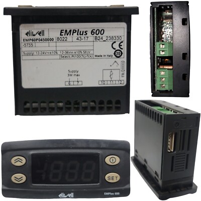 ELIWELL EMPlus 600 ELECTRONIC DIGITAL INDICATOR EMP60P0450000 Ser.No. B24_238330