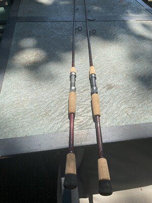 Pair If All Star 6'6 medium Im6 Spinning Rods | eBay
