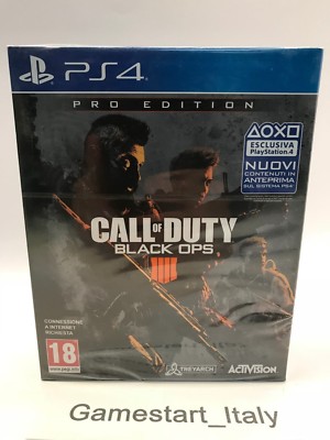 CALL OF DUTY BLACK OPS 4 PRO EDITION - SONY PS4 - NEW SEALED VERSION ITA