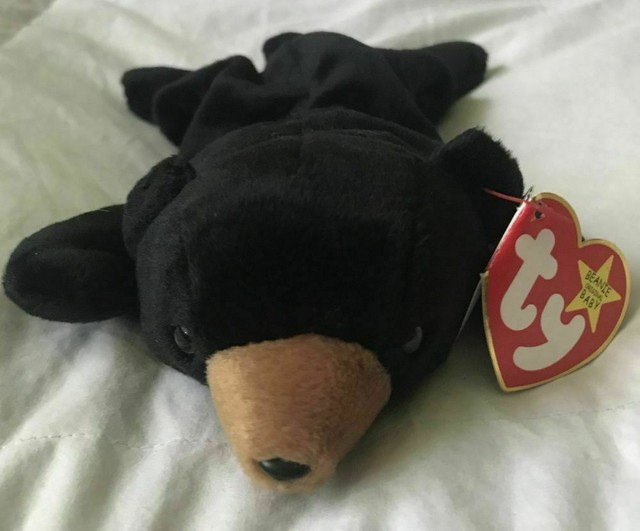 Ty Beanie Baby Blackie The Bear Plush Toy for sale online | eBay