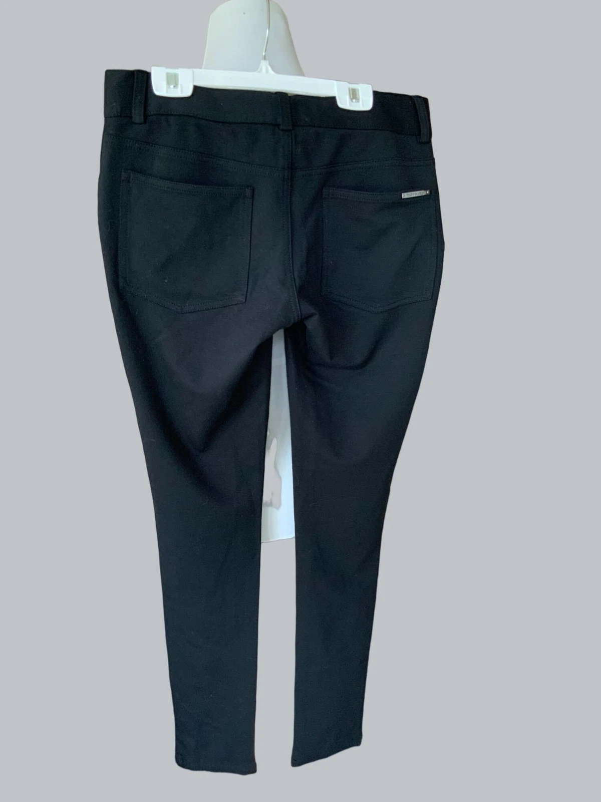 PANTALONI LUNGHI TORY BURCH DONNA DESIGNER NERI CON CERNIERA ANTERIORE DESIGN A 5 TASCHE OTTIME CONDIZIONI XS