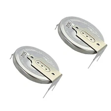 2x  CR-2032/HGN 3V Lithium Coin Battery HORZ 3 PC Pins BIOS PC CMOS