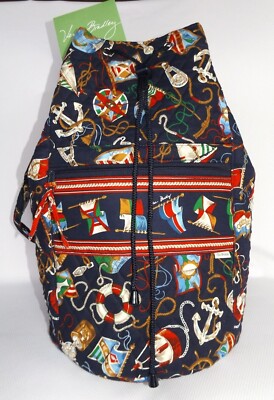 VERA BRADLEY Lg. Carrie Sling Backpack Purse - Regatta  display picture 1