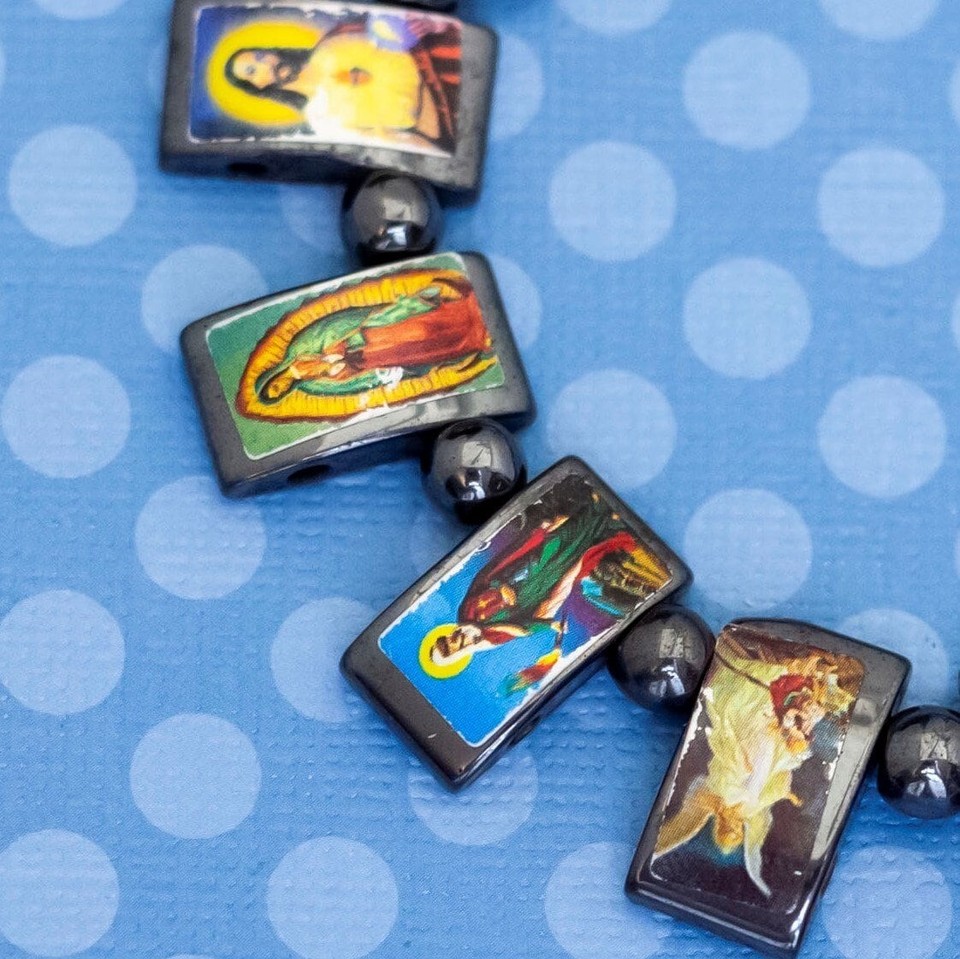 6 inch, Vintage Celtic Religious Images Charm Bracelet M30 eBay