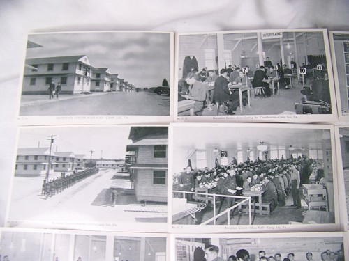 LOTE 10 POSTALES CAMP LEE VIRGINIA SEGUNDA GUERRA MUNDIAL VICTORIA BONOS DE GUERRA - Imagen 2 de 6