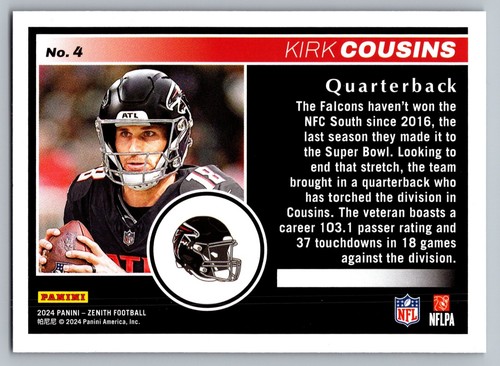 2024 Panini Zenith Football Retail Base 1-200 Pick your card - Picture 11 of 277