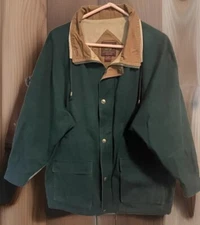 Men’s Jacket Vtg Duxbak Canvas Lined Hunting Chore Coat Size M  J1429