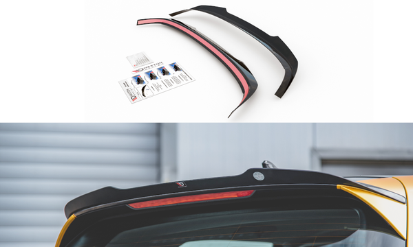 CUP Dachspoiler Ansatz Schwarz FüR VW Golf 8 Spoiler Aufsatz VerläNgerung V2-image