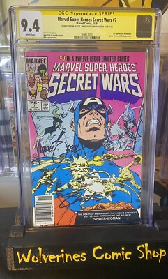 1984 Secret Wars #7 Newsstand CGC 9.4 Signed 3x Zeck Betty  1st Julia Carpenter