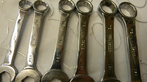 MAC TOOLS 10PC SAE SHORT 12PT COMBINATION WRENCH SET 7/16" THRU 1" #CS142-CS322 - Picture 9 of 10