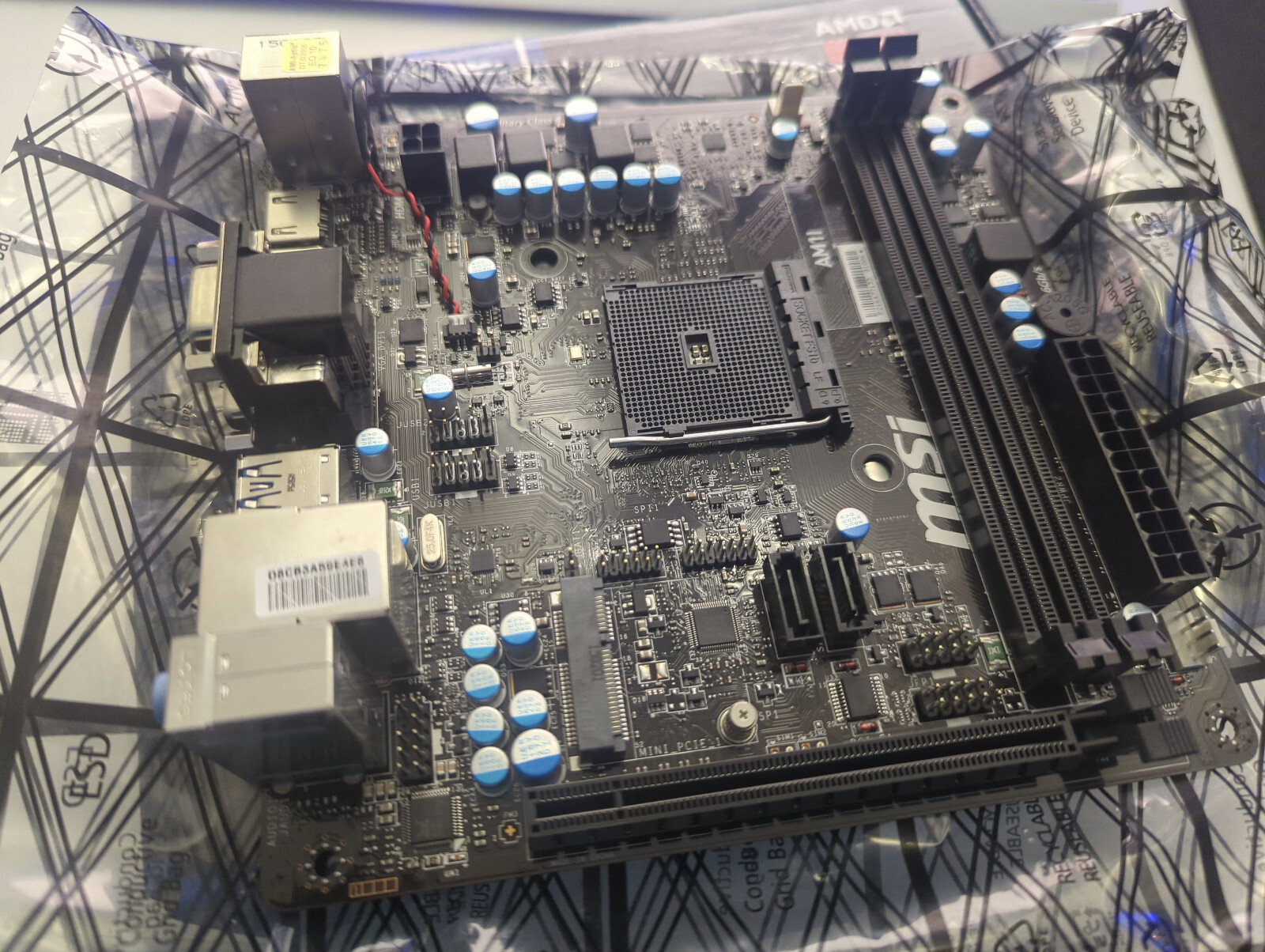 MSi AM1I Motherboard Mini ITX AM1 Complete eBay