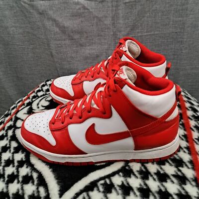 Size Nike Dunk High Championship White University Red Men DD1399-106