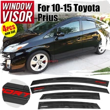 For 10-15 Toyota Prius Hatchback Mugen Style Window Visors Rain Shade Vent Guard