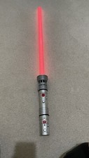 Hasbro Ultimate FX Darth Maul Lightsaber 2012 C-2945A Tested Working Light Sound