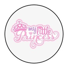 30 MY LITTLE PRINCESS ENVELOPE SEALS LABELS STICKERS 1.5" ROUND