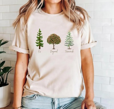 Fir Dogwood Tamarack Shirt, Never Trump Nature Lover Tee, National Park Shirt