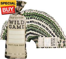  120 Pack 1Lb Wild Game Bags for Freezer Storage - Meat Bags for Your Ground Me