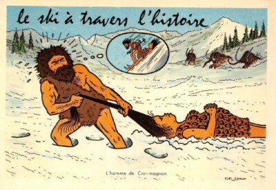 Skiing Throughout History The Man Of Cro Magnon Drawing Gil Spano Ebay Skiing Throughout History The Man Of Cro Magnon Drawing Gil Spano Ebay