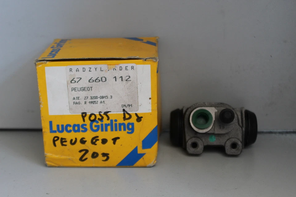 Cilindro De Freno Posterior Derecho Para PEUGEOT 205 67660112 - Imagen 2 de 4