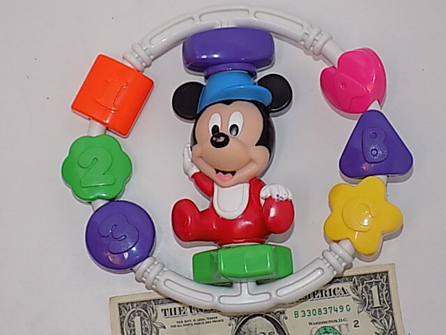 minnie mouse baby rattle