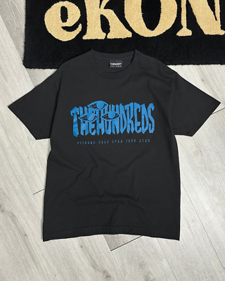 Vintage The Hundreds Poisons That Open Your Eyes Men's Black T-Shirt Size Large