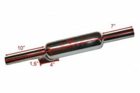 Passt FüR Royal Enfield Electra 2013 Auspuff SchalldäMpfer Verchromt Ecs