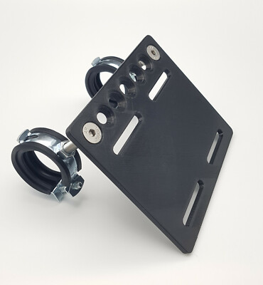 Kennzeichenhalter Nummernschildhalterung Quad / ATV universal mit Schelle ø20-23