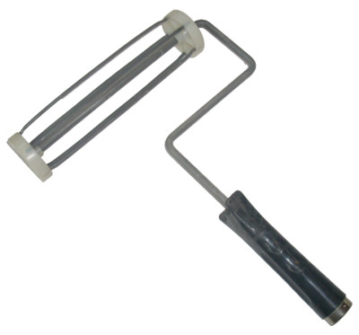 Large Paint Roller Frame 2 1/2 in Dia x 9 in Long Metal Roller Plastic Handle