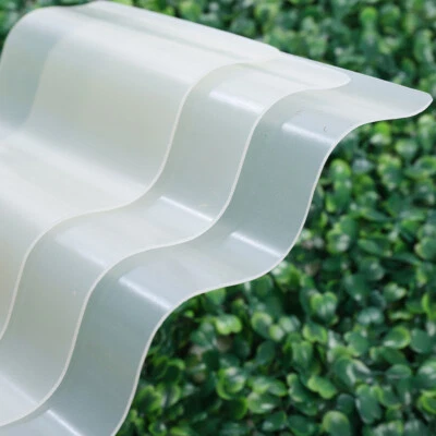 High Impact Clear Corrugated PVC Roofing Sheets Plastic Sheets UV Garage Panel