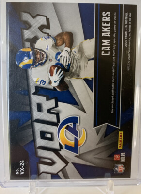 ユーカー ページ 2020 Panini XR - Vortex Materials Blue #VX-24 Cam Akers /75 (MEM