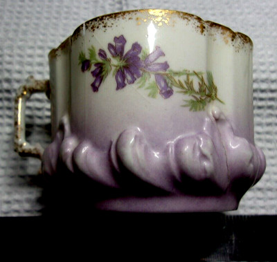 Limoges Bone Porcelain Floral Gold Trim Tea Cup Pristine