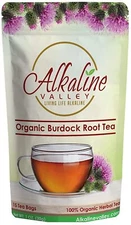 Burdock Root Tea Organic - 15 Unbleached/Chemical-Free Burdock Root Tea Bags