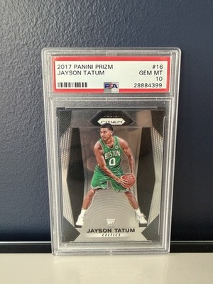 2017-18 Panini Prizm - Jayson Tatum #16 (RC) PSA 10