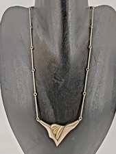 schönes Design Collier N E FROM 925 Sterling Silber Vintage 70er Jahre 