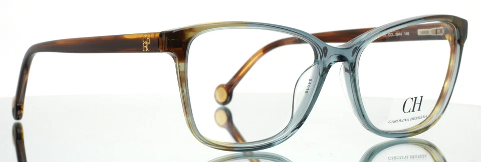 Женские очки CAROLINA HERRERA VHE717K 0844 синие коричневые 54-16-140 B:42 - Изображение 4 из 4