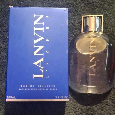 Lanvin L'Homme Eau de Toilette Spray, Regular Size 3.4 fl oz
