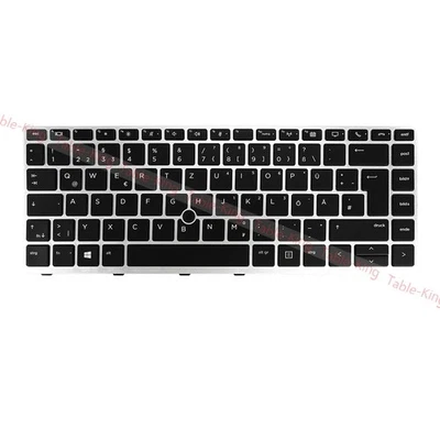 TABLEKINGDE Deutsch Backlit Tastatur für HP EliteBook 840 G5/840 G6/846 G5/846 G6/745 G5 G6