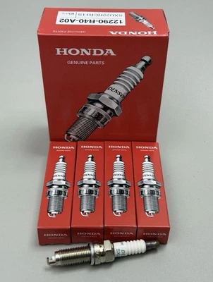 4-Pcs New OEM Spark Plug For Honda Iridium Denso 12290-R40-A02 SXU22HCR11S 3461 - Image 1 of 2